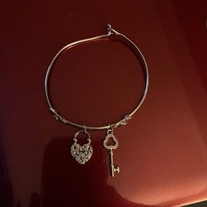 Key to my heart charm bracelet